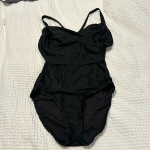 Black one piece swimsuit from Coppersuit